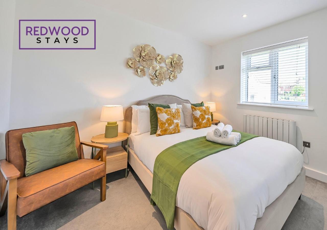 Modern Serviced Apartments For Contractors & Families With Free Parking, Wifi & Netflix By Redwood Stays Basingstoke Ngoại thất bức ảnh
